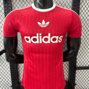 Camiseta casual Adidas Roja