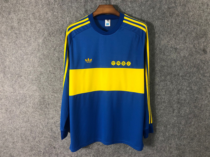 Camiseta Retro Boca 1981 manga larga