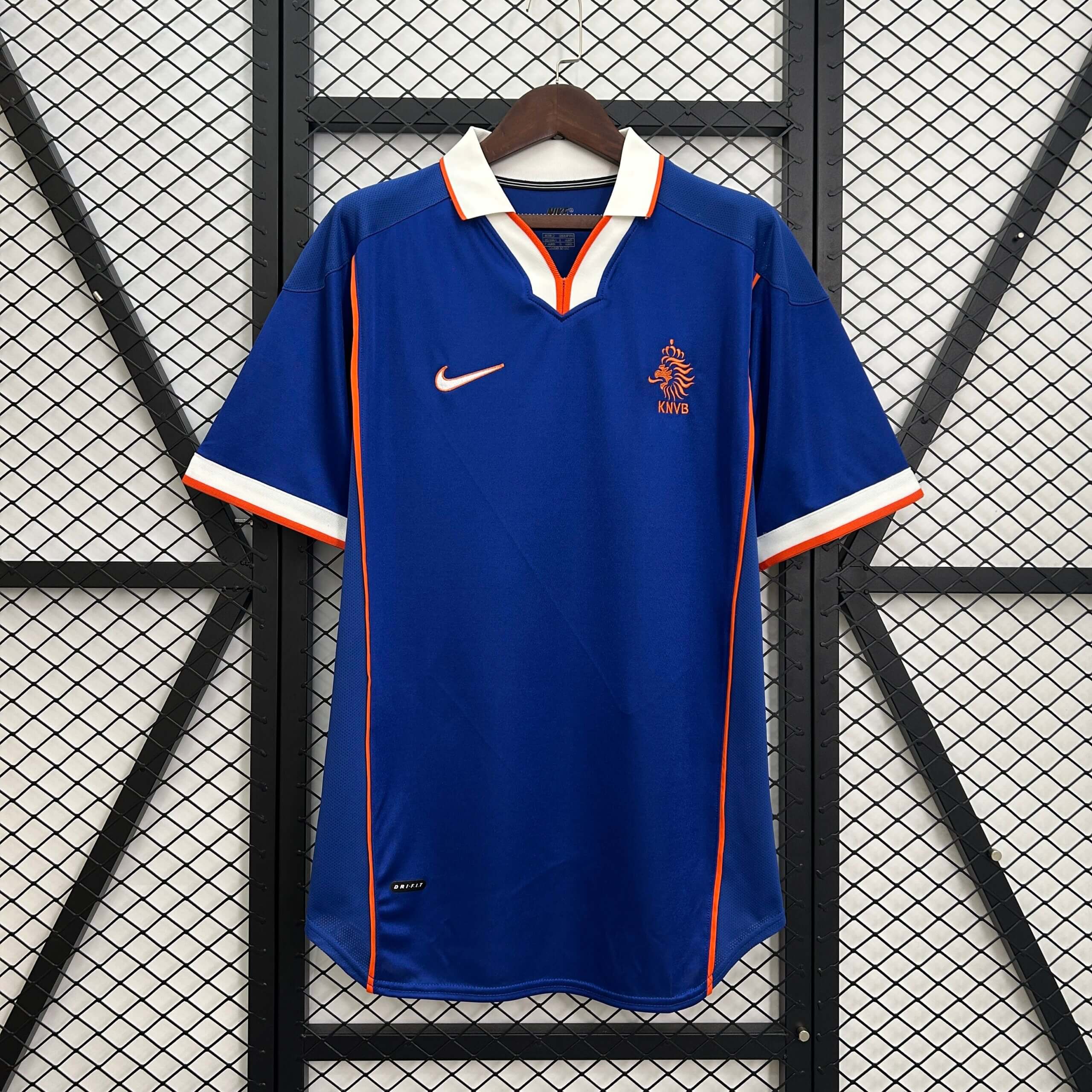 Camiseta Retro Holanda 1998 alternativa